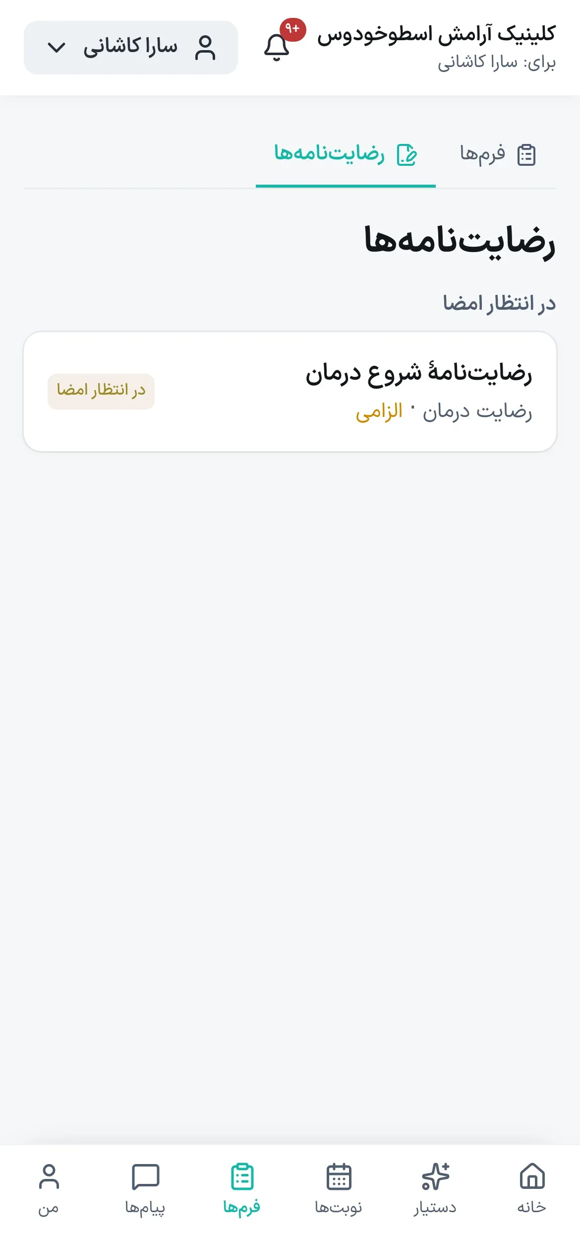 پرتال: رضایت‌نامه‌ها
